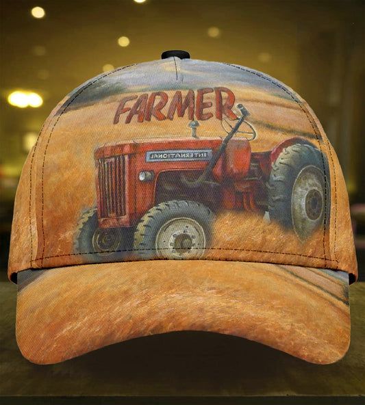 Farmer Tractor Field Life Classic Cap For Holiday Trips Daily Outfits And Thoughtful Gifting