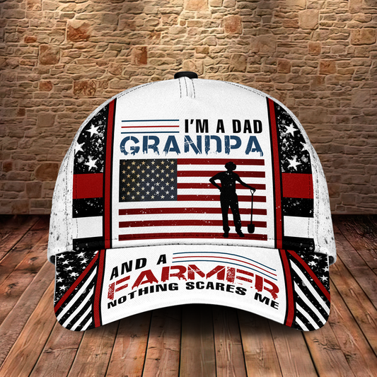 Farmer Nothing Scares Me Classic Cap For Outdoor Activities Weekend Trips And Casual Wear