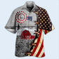 Patriotic Farm Life Hawaiian Shirt With All Over Print For Warm Weather Adventures Parties And Daily Comfort