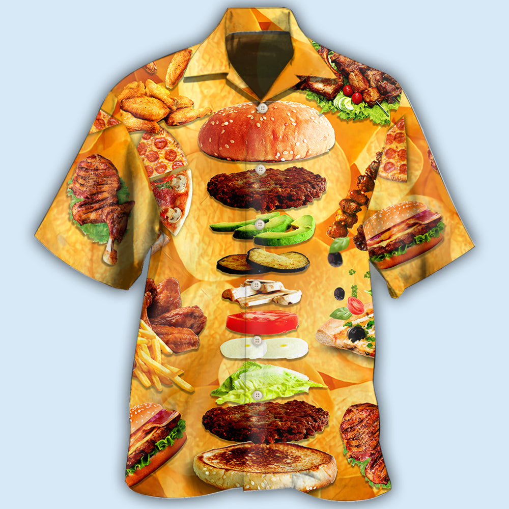 Food Delicious Fast Hawaiian Shirt For Warm Weather Adventures And Everyday Comfort