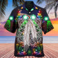 Bohemian Feather Mandala Christmas Stunning Hawaiian Shirt Design Detail For Beach Days And Holiday Travel