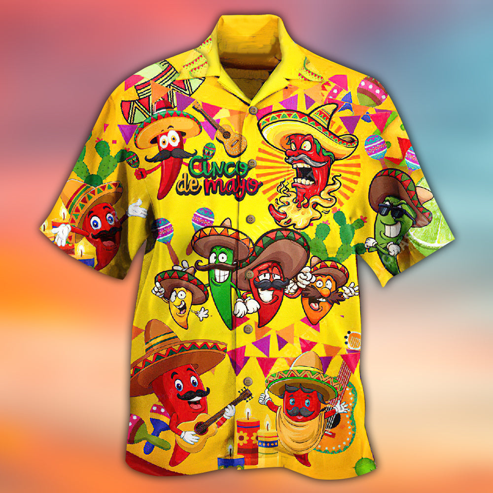 Food Feeling Chili Hot Hawaiian Shirt Artwork View For Weekend Travel And Beach Style