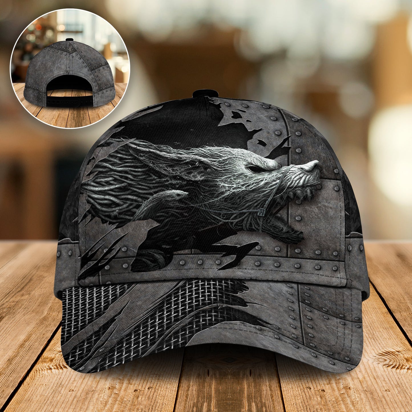 Fenrir Wolf Black Classic Cap For Casual Gatherings Travel And Thoughtful Gift Giving