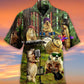 Ferret Hawaiian Shirt With All Over Print For Island Vacation Beach Days And Thoughtful Gifting
