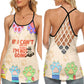 Ferret Cute Funny Quote Hollow Tank Top For Fitness Activities And Relaxed Style
