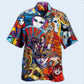 Colorful Carnival Festival Hawaiian Shirt Artwork View For Coastal Escapes And Resort Style