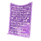 Fibromyalgia Awareness Flannel Blanket For Cozy Bedroom Sofa Decor