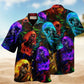 Fiery Horses Hawaiian Shirt For Coastal Adventures Outdoor Gatherings And Casual Warm Weather Wear