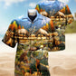 Wild Forest Deer Hawaiian Shirt For Island Getaways Outdoor Events And Thoughtful Animal Lover Gifts