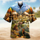 Wild Forest Deer Hawaiian Shirt For Island Getaways Outdoor Events And Thoughtful Animal Lover Gifts