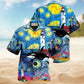 Lighthouse Under A Dreamy Starry Sky Hawaiian Shirt For Summer Vacation Beach Travel And Relaxed Casual Wear