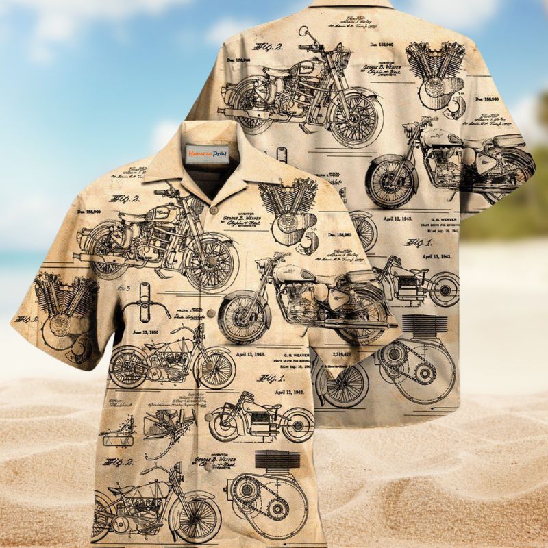 Finding Original Motorcycles Hawaiian Shirt For Summer Vacation Beach Travel And Relaxed Casual Wear