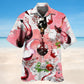 Fine Wine Christmas Hawaiian Shirt For Winter Celebrations, Beach Travel, And Relaxed Holiday Wear