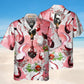 Fine Wine Christmas Hawaiian Shirt For Winter Celebrations, Beach Travel, And Relaxed Holiday Wear