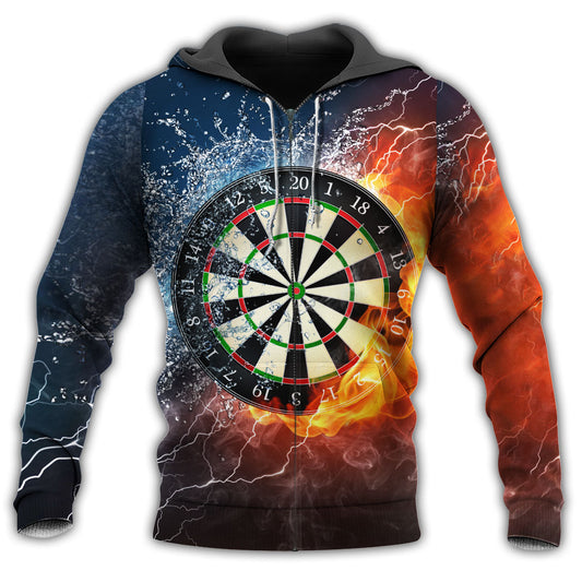 Darts Fire Water Hoodie For Active Weekend Plans Comfortable Style And Gifting