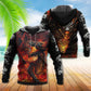 Strong Fantasy Fire Dragon Hoodie For Fantasy Art Lovers Travel Activities And Streetwear