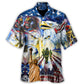 Firefighter American Proud Hawaiian Shirt Design Detail For Sunny Adventures And Casual Wear