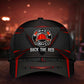 Firefighter Back The Red Carbon Classic Cap For Holiday Adventures Parties And Comfortable Styling