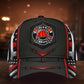 Firefighter Strong Red Black Classic Cap For Vacation Style Outdoor Activities And Daily Comfort