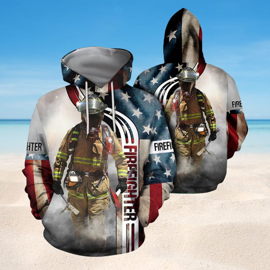 Firefighter Everyday Hero Hoodie For First Responder Appreciation Everyday Wear And Gifts