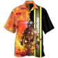 Creative Firefighter Fire Hawaiian Shirt For Island Vacations, Resort Wear, And Relaxed Seasonal Style