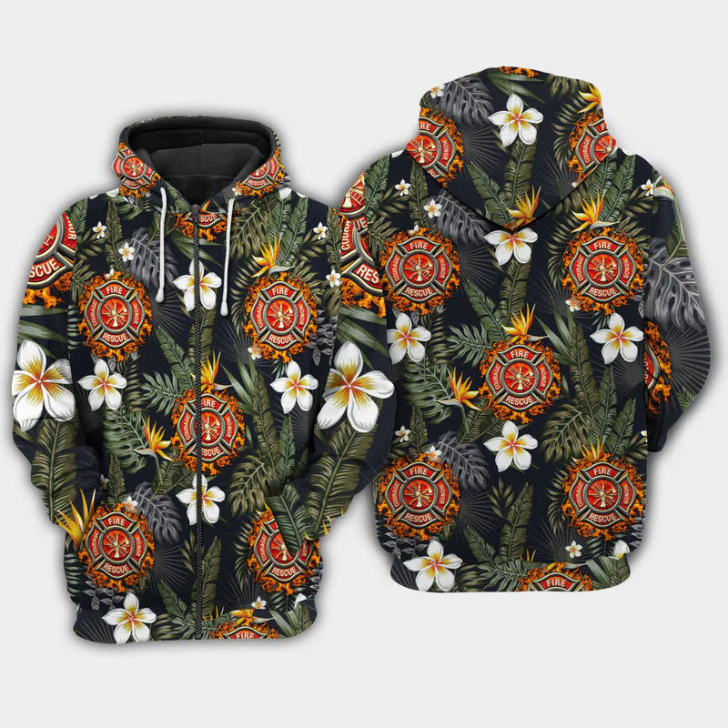 Firefighter Lover Hoodie For Service Tribute Gatherings Daily Outfits And Gift Giving