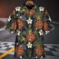 Tropical Firefighter Hawaiian Shirt For Vacation Days And Relaxed Coastal Outings