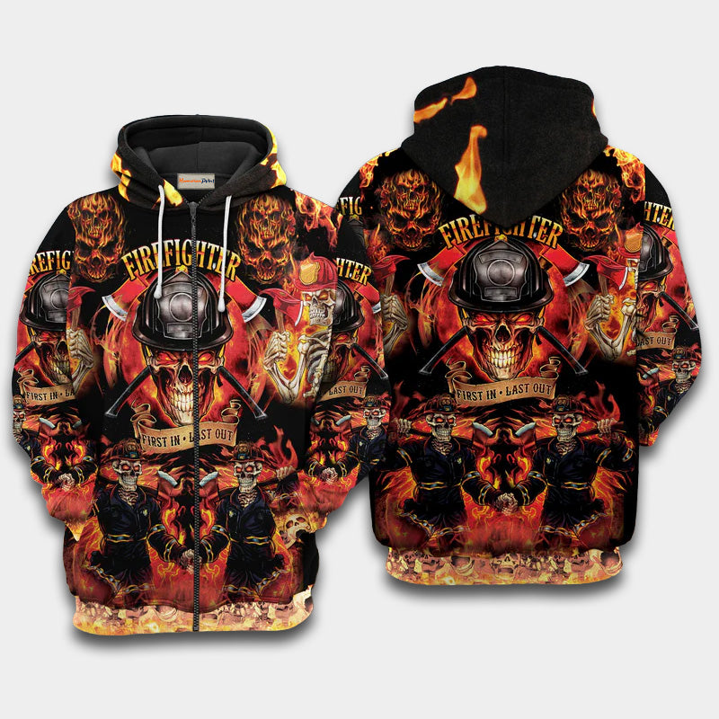 Firefighter Fire Love Life Hoodie For First Responder Tributes Daily Wear And Thoughtful Gifts