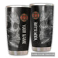 Skull Firefighter Personalized 20 Oz Tumbler For Coffee Travel And Daily Drinks