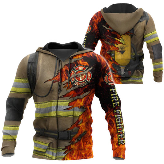 Firefighter Stronger Hoodie For Service Appreciation Travel Days And Relaxed Style