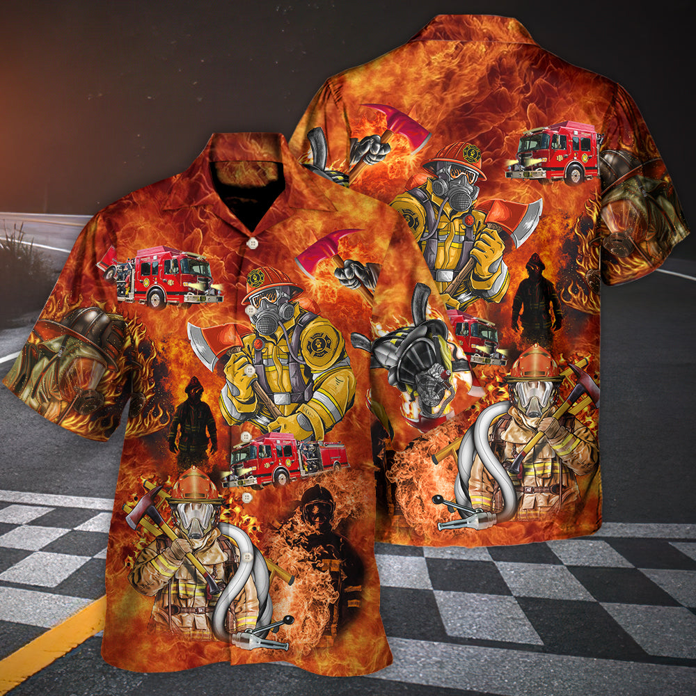 Firefighter Humor Faster Hawaiian Shirt For Poolside Relaxation And Sunny Getaways