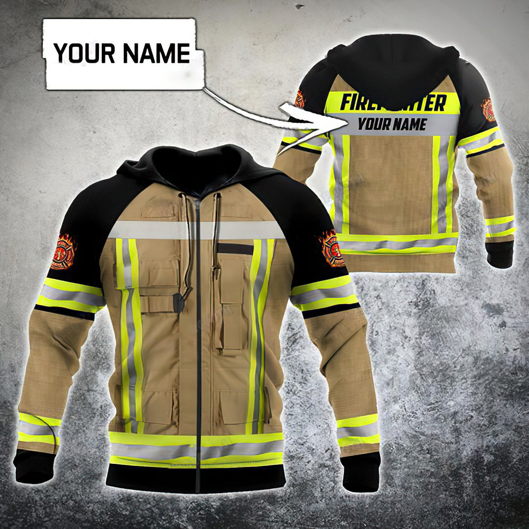 Firefighter Uniform Hoodie For Firefighter Families Casual Style And Meaningful Gifting