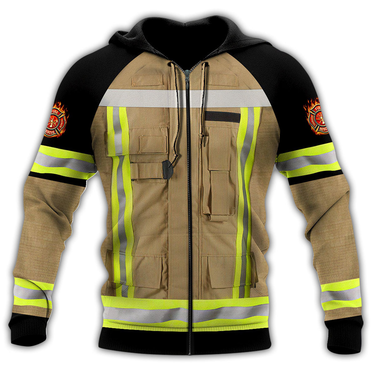 Firefighter Basic Personalized Hoodie For Firehouse Gatherings Casual Outings And Everyday Comfort