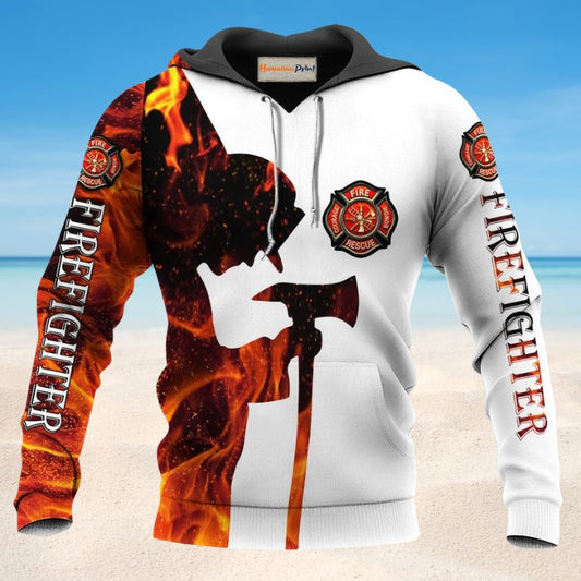 Firefighter Respect Life Hoodie For First Responder Families Travel And Comfortable Everyday Style