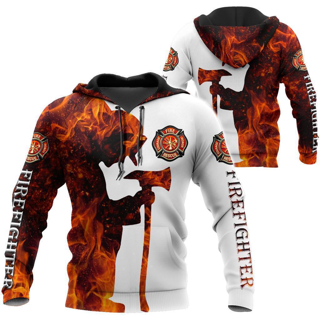 Firefighter Respect Life Hoodie For First Responder Families Travel And Comfortable Everyday Style