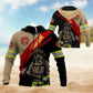 Strong Firefighter Proud Personalized Hoodie For Firefighter Support Activities Casual Travel And Comfort