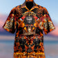 Firefighter Fire Hawaiian Shirt For Poolside Relaxation And Sunny Getaways