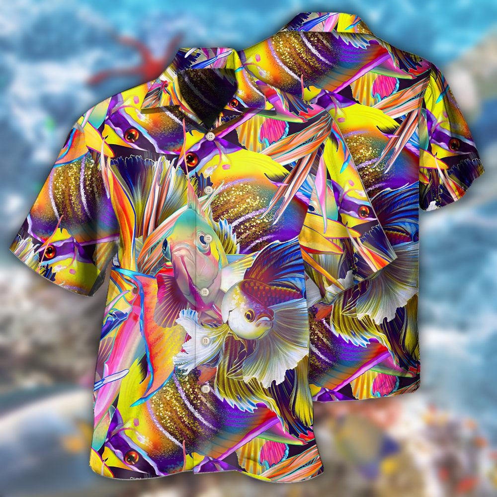 Fish Beautiful Hawaiian Shirt For Poolside Relaxation And Sunny Getaways