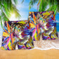 Beautiful Fish Minimal Beach Shorts Pattern View For Coastal Holidays And Casual Activities