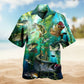 Fish Worry Hawaiian Shirt For Summer Vacation, Beach Travel, And Casual Wear