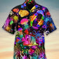 Rainbow Fish Hawaiian Shirt Artwork View For Weekend Travel And Beach Style