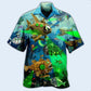 Steampunk Fish Ocean Hawaiian Shirt Design Detail For Beach Days And Holiday Travel