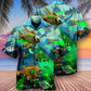 Steampunk Fish Ocean Hawaiian Shirt For Poolside Relaxation And Sunny Getaways
