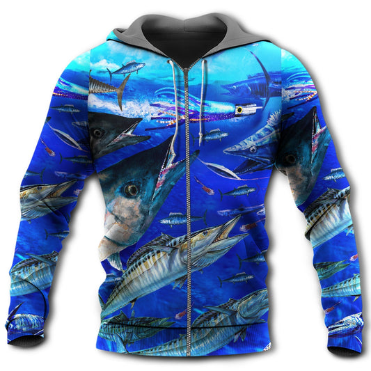 Blue Fish Love Ocean Hoodie For Fishing Trips Weekend Outings And Relaxed Casual Wear
