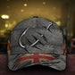 Fishing England Flag Classic Cap For Daily Wear Travel And Outdoor Activities
