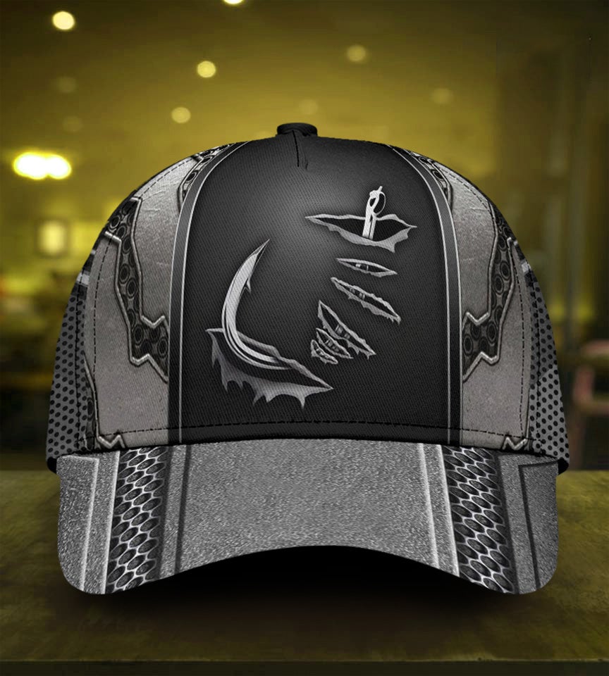 Fishing Hook Angler Lifestyle Classic Cap For Weekend Outings Holidays And Thoughtful Gifting