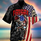 Fishing Hooked Freedom American Hawaiian Shirt For Poolside Relaxation And Sunny Getaways