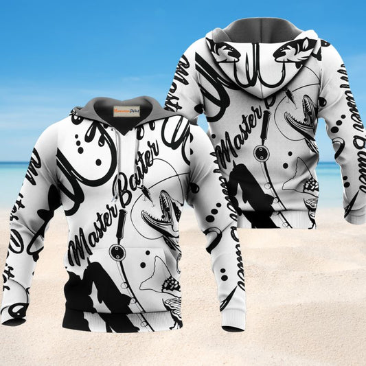 Black White Fishing Humor Hoodie For Anglers Outdoor Adventures Travel And Everyday Comfort