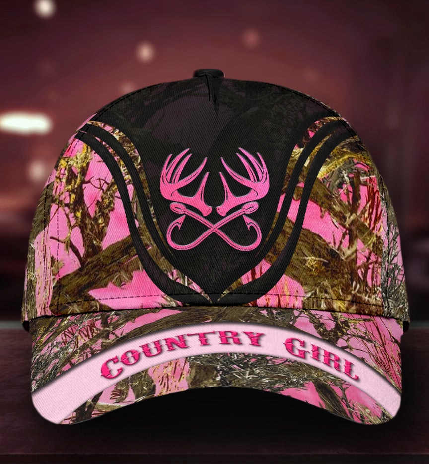 Fishing Hunting Country Girl Classic Cap For Weekend Adventures Festivals And Gift Giving