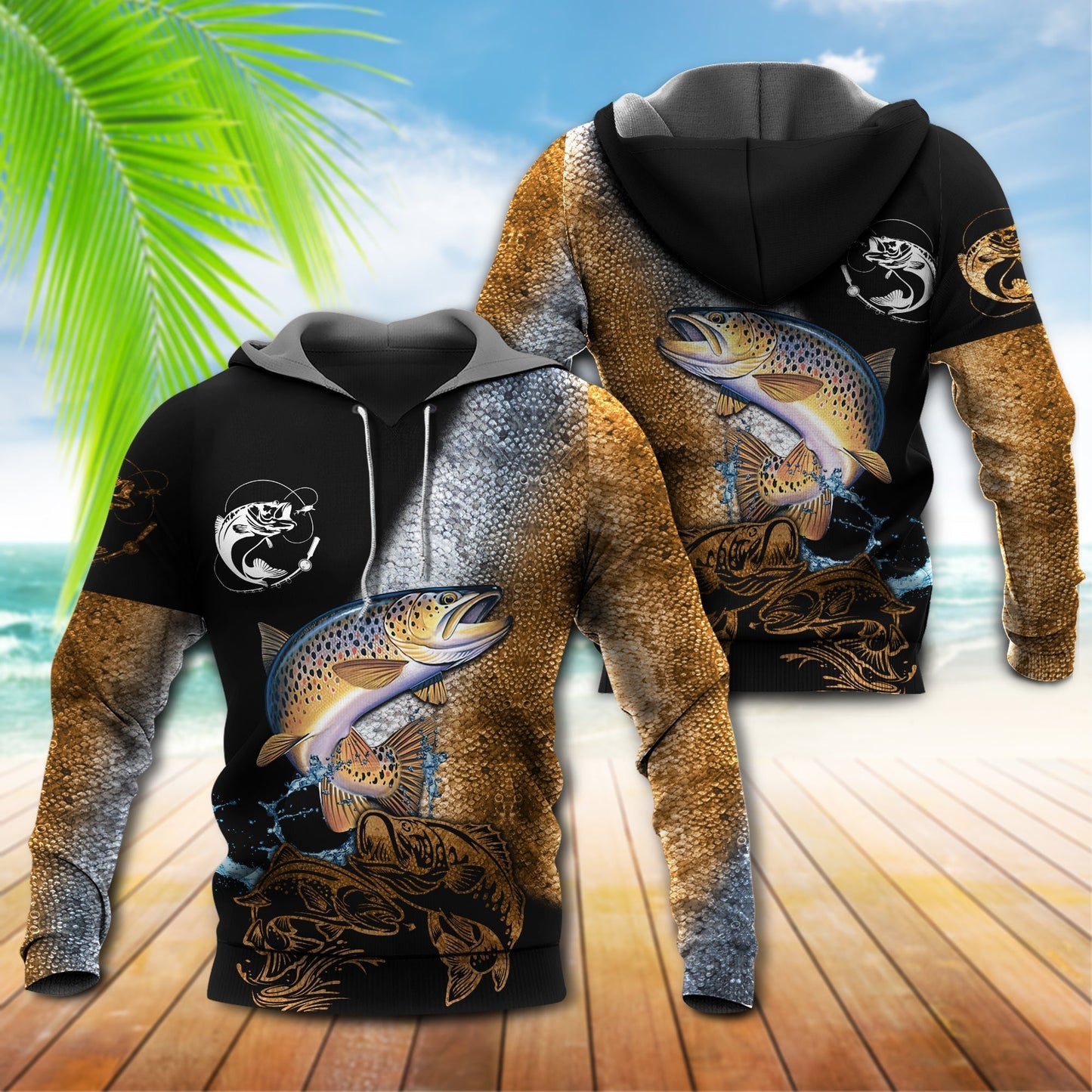 Black Fishing Favorite Hobby Hoodie For Anglers Outdoor Adventures Travel And Everyday Comfort